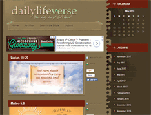 Tablet Screenshot of dailylifeverse.com